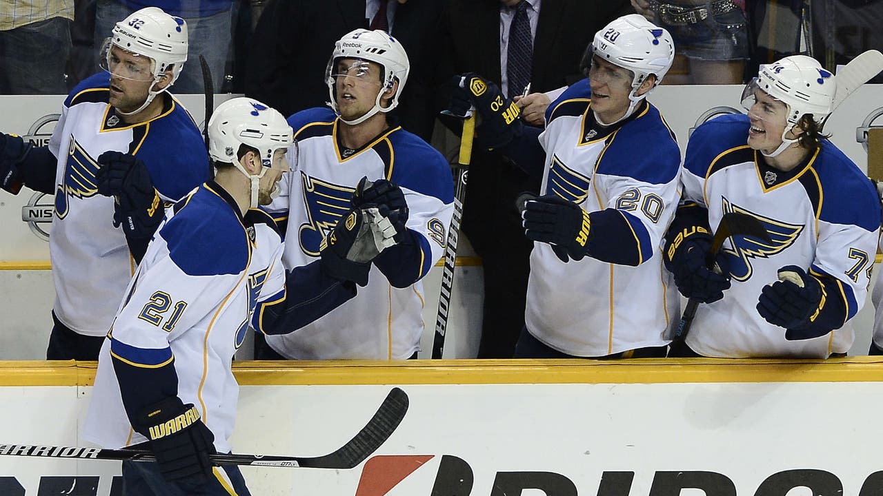 Berglund shows he's more than OK as Blues sweep season series with Nashville